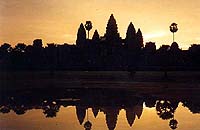 a photograph of Angkor Wat